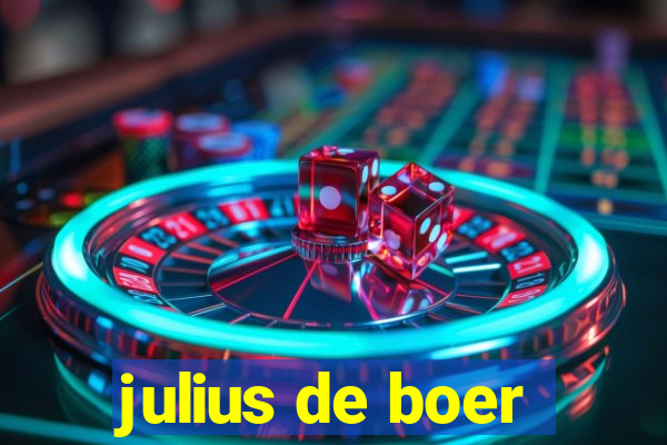 julius de boer